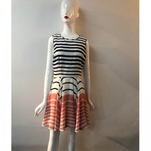 STRIPE  DRESS JLWD0009