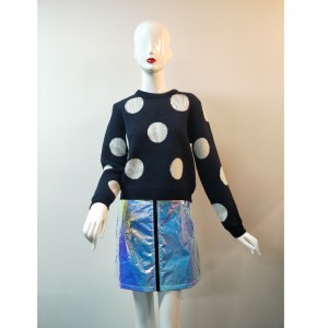 LADIES' POLKA DOT SWEATER RLWS0012F