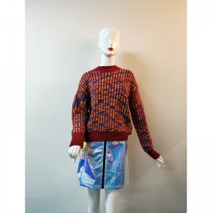 COLORFUL CREW NECK SWEATER RLWS0120F