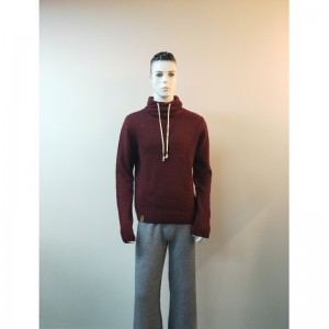 BURGUNDY SWEATER RLMS0054F