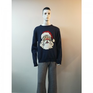 SANTA CLAUS PRINT SWEATER RLMS0060F