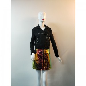 BLACK LADIES SUEDETTE JACKET RLWSJ0003N