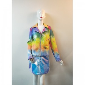 MULTICOLOURED SUEDETTE JACKET RLWSJ0007N