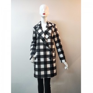 LADIES' CHECK JACKET RLWJ0007