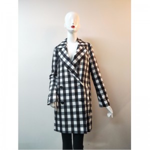 LADIES' CHECK JACKET RLWJ0008