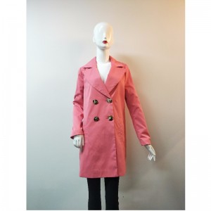 LADIES' PINK TRENCH JACKET RLWJ0013