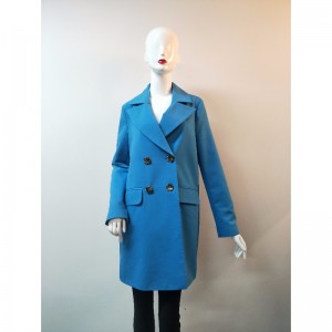 LADIES' BLUE TRENCH JACKET RLWJ0014