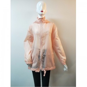 LADIES' PINK WINDBREAKER RLWWJ0004