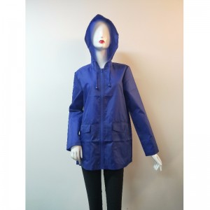 LADIES' NAVY WINDBREAKER RLWWJ0005