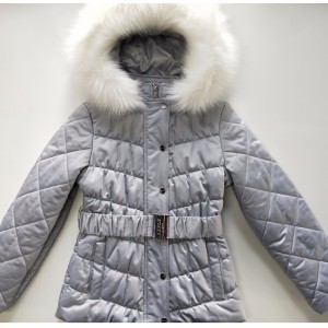 CHILDREN' LIGHT-BLUE PADDED COAT RLCPC0004