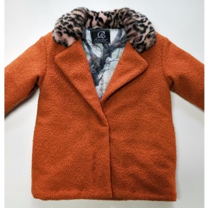 CHILDREN'S ORANGE COAT  RLCW0002N