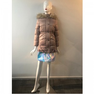 LADIES' CHAMPAGNE PUFFER COAT RLWPC0067